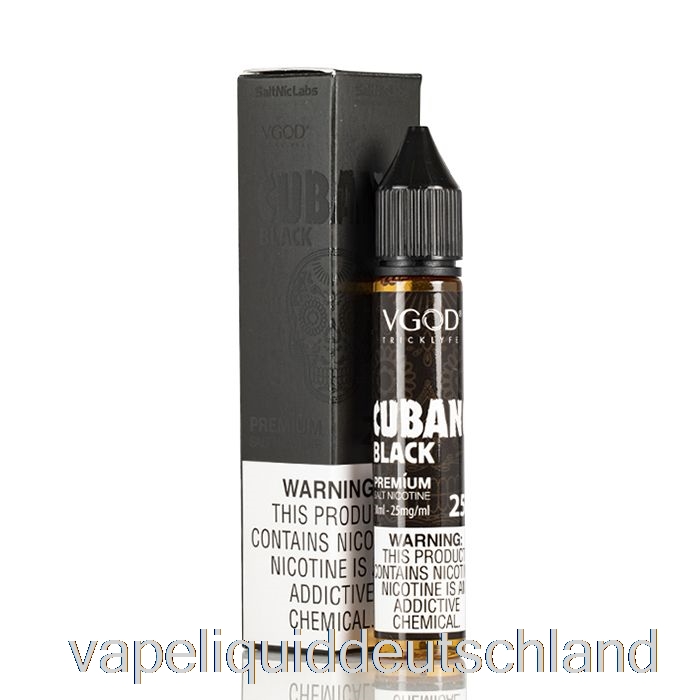 Cubano Black – Vgod Saltnic – 30 Ml 50 Mg Vape-Flüssigkeit